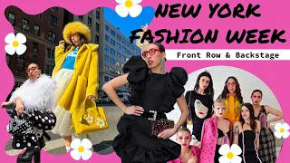 NEW YORK FASHION WEEK VLOG | Front Row, Backstage, What it's Really Like!!!