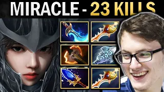 Phantom Assassin Dota Gameplay Miracle with 23 Kills and Windwaker