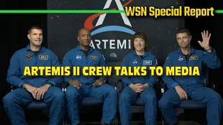 NASA's Artemis II Astronauts Talk to Media - Wiseman, Glover, Koch, and Hansen
