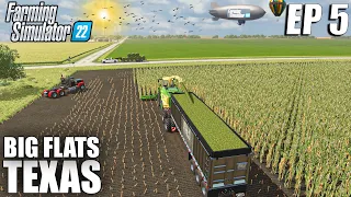 HARVESTING 500.000l of FRESH MAIZE🌽 | Big Flats Texas | Farming Simulator 22 - Episode 5