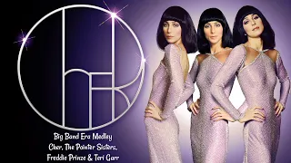 Cher, The Pointer Sisters, Freddie Prinze & Teri Garr - Big Band Era Medley (1975) Cher Show S01E04