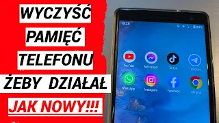 Jak wyczyścić pamięć telefonu żeby nic nie usuwać.