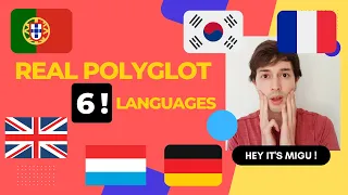 REAL polyglot speaks in 6 languages | no script & unedited (with subtitles)