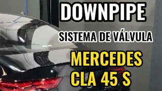 Mercedes Cla 45 s Downpipe Válvula Nova Racing