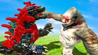 Mechagodzilla vs KING Kong Battle Simulator - Animal Revolt Battle Simulator Gameplay (ARBS)