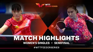 Shi Xunyao vs Xiaona Shan | WS-SF | WTT Feeder Düsseldorf III 2023