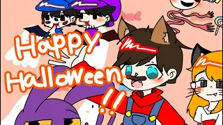 Happy Halloween !!!🎃👻💀#mario #gachaclub #smg4 #smg3 #theamazingdigitalcircus #jax #gangle #meggy