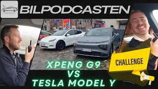 TESLA MODEL Y vs XPENG G9 challenge, range, State of charge, most economic