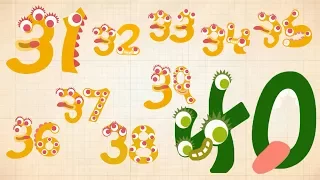 Endless Numbers - Learn to Count from 31 to 40 & Simple Addition With the Adorable Endless Monsters