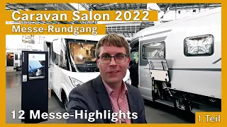 Teil 1 von 2: Caravan Salon Düsseldorf 2022 | Messe-Rundgang mit 12 Highlights