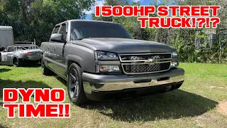 Dyno Tuning a 1500hp Twin Turbo LS Insane Street Truck!