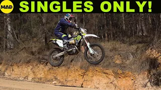 Motorcycle Adventure Singles Only | 3 Husqvarna 501s, a KTM and Yamaha WRF 450 modified for ADV!
