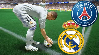PSG vs REAL MADRID Ultimate Difficulty Career FIFA 23 PS5 Realistic Gameplay MOD