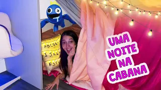 PASSAMOS A NOITE EM UMA CABANA NO MEU CLOSET | Luluca