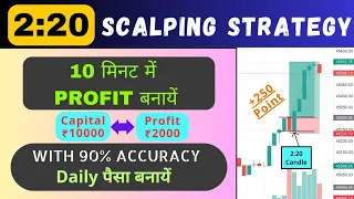 2:20 STRATEGY | BANK NIFTY 2:20PM Candle strategy | MAKE PROFIT IN JUST 5 MINUTES #banknifty #nifty