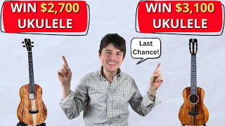 Last Chance: Win 1 of 2 Kanile'a Ukuleles Valued at $5,800!