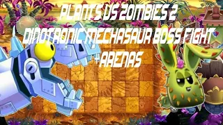 Plants vs Zombies 2 jurassic marsh Zombot Dinotronic Mechasaur Boss Fight + Arenas (SPESIAL 10 SUB)