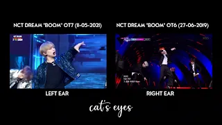 NCT DREAM "BOOM" OT7 (WITH MARK) VS "BOOM" OT6 | COMPARISON