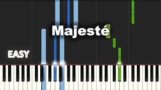 Majeste | EASY PIANO TUTORIAL BY Extreme Midi