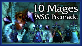 10 MAGES WSG PREMADE! 🔥 WoW Classic PvP 🐑