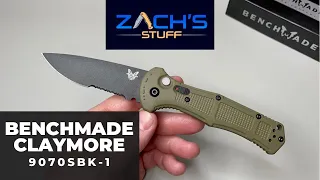 New ~ Benchmade Claymore Auto Knife (9070SBK-1)