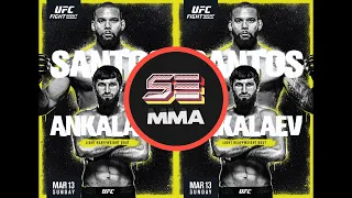 UFC Vegas 50: Santos vs Ankalaev | Predictions + Betting Tips | SE MMA Show #99