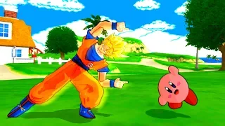 Goku and Kirby FUSION | Gorby vs Super Mario | DBZ Tenkaichi 3 (MOD)