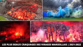 LES PLUS GROS CRAQUAGES DE FUMIGÈNES DES VIRAGES MARSEILLAIS | 2021-2022 🧨🔥