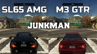 Mercedes-Benz SL65 AMG vs BMW M3 GTR - NFS MW Redux V3 - WHICH IS FASTEST ?