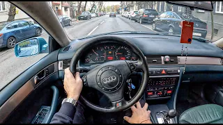 1998 Audi A6 C5 [2.5 V6 TDI 150HP] |0-100 | POV Test Drive #958 Joe Black