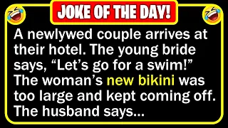 🤣 BEST JOKE OF THE DAY! - A young couple were on their honeymoon and were... | Funny Daily Jokes