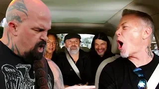 Metallica's James Hetfield Rocks Out To Slayer In His Car