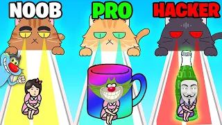 NOOB vs PRO vs HACKER | In Hide And Seek Cat Escape | With Oggy And Jack | Rock Indian Gamer