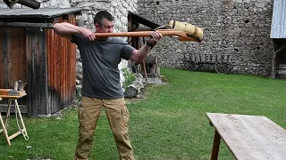 Shooting a 386 lb Great Yew Crossbow