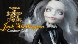 Lolita Jack Skellington OOAK Custom Doll Repaint