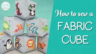 How to sew a fabric cube (or baby block)