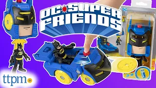 Imaginext DC Super Friends Head Shifters Batman and Batmobile from Fisher-Price Review!