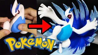 I sculpt 🔮Lugia☄️ out of clay! [Time Lapse] Pokemon