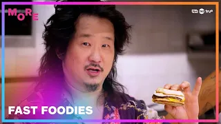 Bobby Lee Taste Tests Sausage Egg McMuffin (Clip) | Fast Foodies | MORE