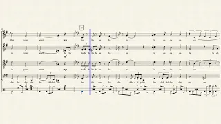 It's Beginning to Look a Lot Like Christmas - Pentatonix (Full Sheet Music with Lyrics)