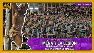 CRISTO DE MENA Y LA LEGIÓN. JUEVES SANTO. SEMANA SANTA MÁLAGA 2024. MULTICÁMARA 4K