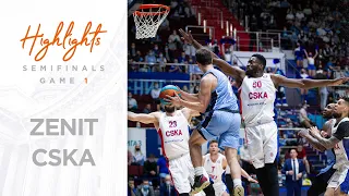 Zenit vs CSKA Highlights Semifinals Game 1 | Season 2020-21