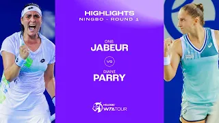 Ons Jabeur vs. Diane Parry | 2023 Ningbo Round 1 | WTA Match Highlights