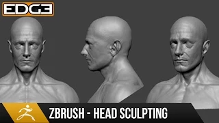 #3 Head Sculpting with Dynamesh in Zbrush Tutorial series for Beginners HD