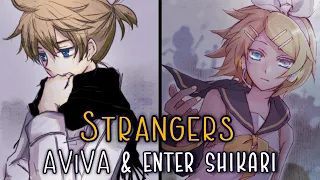 【Nightcore】STRANGERS - AViVA & Enter Shikari (Lyrics)