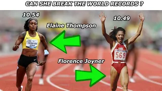 Elaine Thompson vs. Flo- Jo World Records | Can She Break the World Record ?