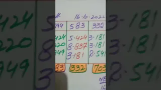 Thailand lottery 3up direct Set 16-10-2022 | Thai Lottery result today | Thai lottery | lotto result