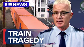 Couple killed by freight train in Sydney | 9 News Australia