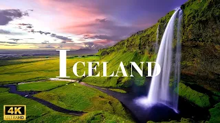 FLYING OVER ICELAND ( 4K UHD ) - Relaxing Music Along With Beautiful Nature Videos 4K Ultra HD