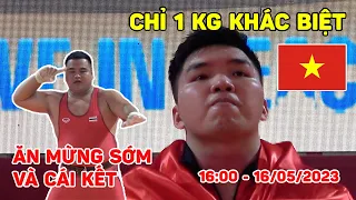 SEA Games 32 | NGHẸT THỞ đến giây cuối cùng, Trần Đình Thắng giành VÀNG chỉ với 1 KILOGRAM